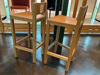 Lensvelt ‘ atelier van lieshout ‘ shaker barkruk (4x) - afbeelding 6 van  8