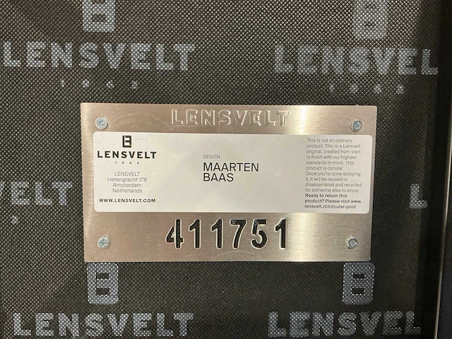Lensvelt “maarten baas” 101 kruk (2x) - afbeelding 4 van  4