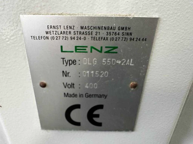 Lenz - 2001 - dlg 550 -2al - elektronica cnc-boormachine - afbeelding 7 van  9