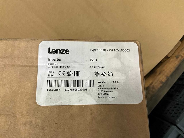 Lenze 7.5 kw frequentieregelaar - afbeelding 3 van  4