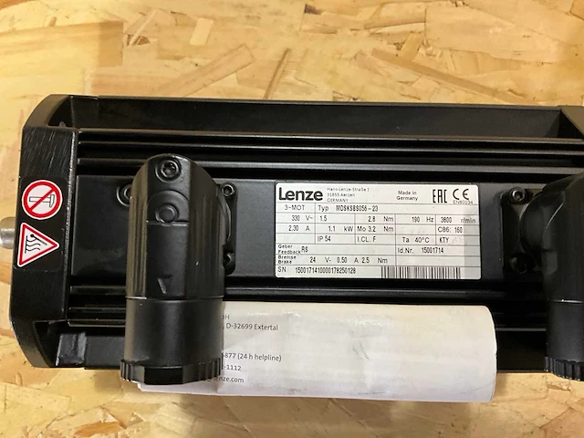 Lenze mdsksbs056-23 synchron servomotor - afbeelding 2 van  3