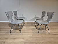 Leolux - callas - eetkamerstoelen - showroommodellen (4x) - afbeelding 1 van  15