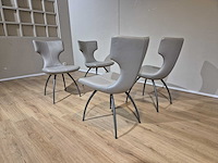 Leolux - callas - eetkamerstoelen - showroommodellen (4x) - afbeelding 8 van  15