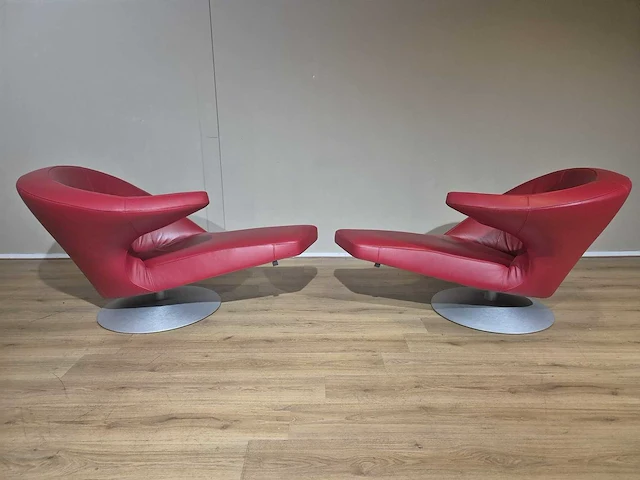 Leolux - parabolica - relaxfauteuils (2x) - afbeelding 1 van  21