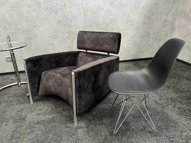Leolux oblomov - design lounge set - nieuwe olijfgroene stoffering - afbeelding 8 van  18