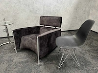 Leolux oblomov - design lounge set - nieuwe olijfgroene stoffering - afbeelding 8 van  18