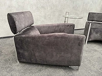 Leolux oblomov - design lounge set - nieuwe olijfgroene stoffering - afbeelding 16 van  18