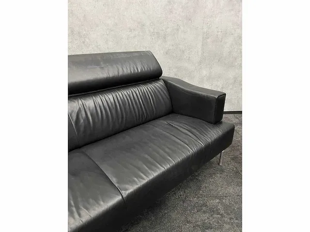 Leolux odilon - design loungeset met opklapbare hoofdsteunen - leder - afbeelding 4 van  24
