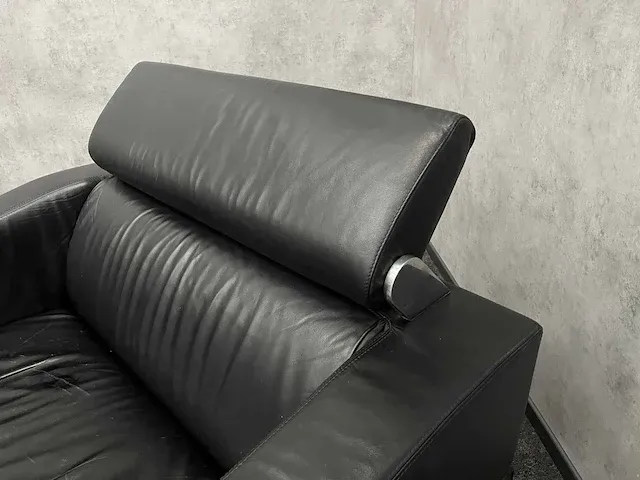 Leolux odilon - design loungeset met opklapbare hoofdsteunen - leder - afbeelding 7 van  24