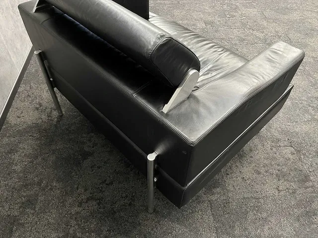 Leolux odilon - design loungeset met opklapbare hoofdsteunen - leder - afbeelding 10 van  24