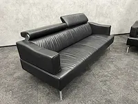 Leolux odilon - design loungeset met opklapbare hoofdsteunen - leder - afbeelding 18 van  24