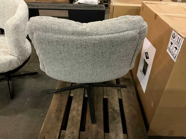Leonard grijs draaifauteuil - afbeelding 4 van  4