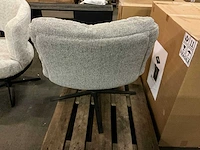 Leonard grijs draaifauteuil - afbeelding 4 van  4