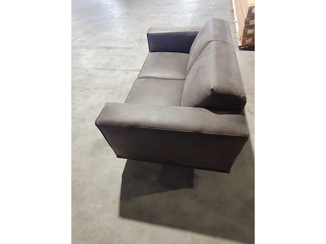 Leren 2-zitsbank, wildeboer, antraciet, 2024 - afbeelding 3 van  5