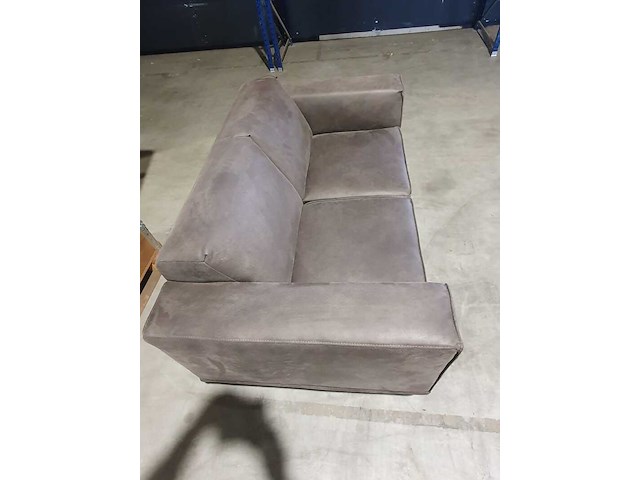 Leren 2-zitsbank, wildeboer, antraciet, 2024 - afbeelding 5 van  5