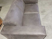 Leren 2-zitsbank, wildeboer, antraciet, 2024 - afbeelding 5 van  5