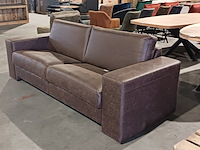 Leren 2-zitsbank, wildeboer, bruin, 2024 - afbeelding 3 van  8