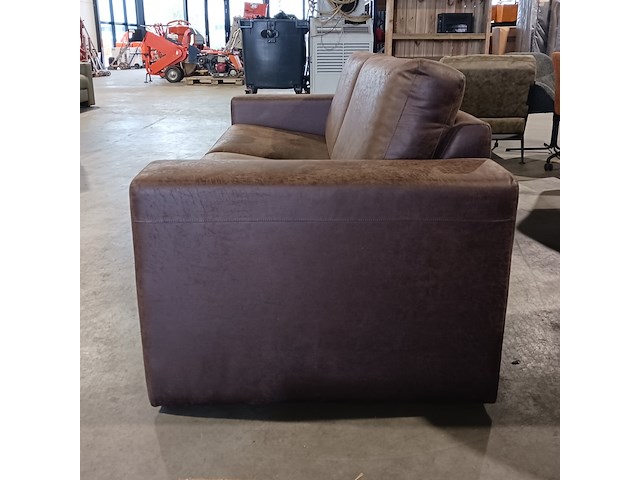 Leren 2-zitsbank, wildeboer, bruin, 2024 - afbeelding 4 van  8