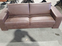 Leren 2-zitsbank, wildeboer, bruin, 2024 - afbeelding 6 van  8