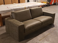 Leren 2-zitsbank, wildeboer, mosgroen, 2024 - afbeelding 1 van  8