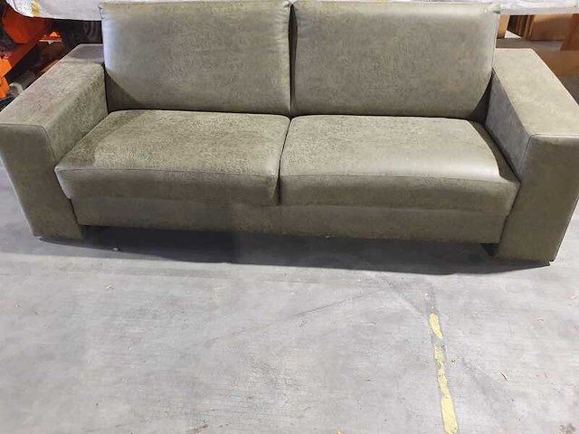 Leren 2-zitsbank, wildeboer, mosgroen, 2024 - afbeelding 5 van  8