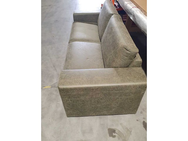 Leren 2-zitsbank, wildeboer, mosgroen, 2024 - afbeelding 6 van  8