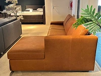 Leren bank met chaise longue - afbeelding 3 van  9