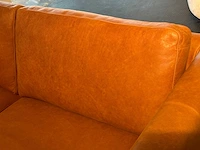 Leren bank met chaise longue - afbeelding 4 van  9