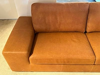 Leren bank met chaise longue - afbeelding 6 van  9