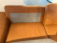 Leren bank met chaise longue - afbeelding 7 van  9