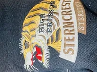 Leren jas - real mccoy x buco detroit tiger varsity jacket, bouwjaar ca. 1980 - afbeelding 5 van  6