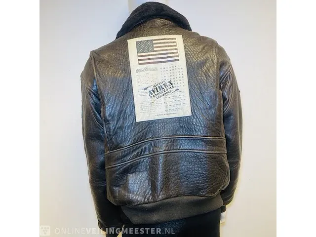 Leren jas - top gun - avirex tom cruise jas - afbeelding 5 van  8