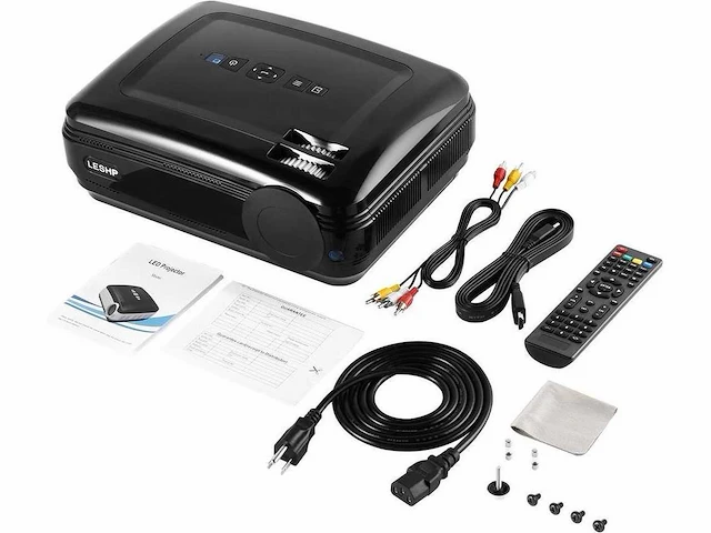 Leshp - 720p - led beamer - afbeelding 2 van  7