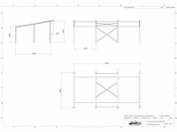 Lessenaarsdak - staalconstructie 7.00 x 15.00 meter (105m2) - afbeelding 6 van  13