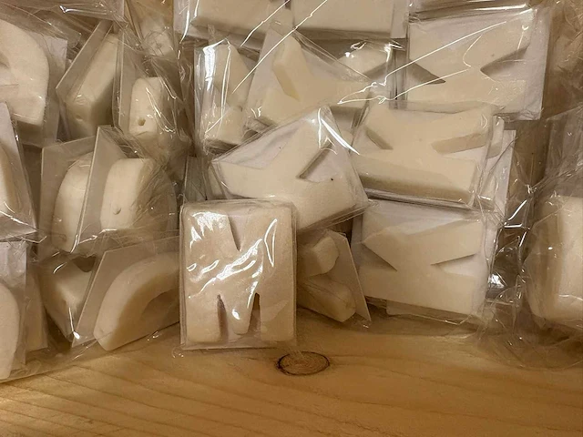 Letter zeepjes (5000x) - afbeelding 2 van  2