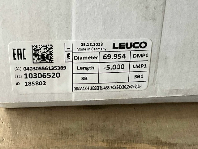 Leuco voegfrees ø 69.26 (2x) - afbeelding 5 van  5