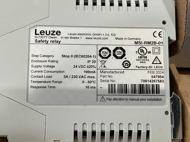 Leuze rsl 425-s veiligheidslaserscanner set - afbeelding 10 van  11