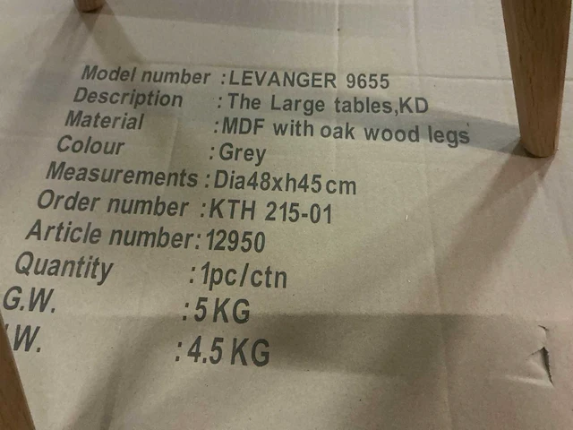 Levanger 9655 bijzettafel divers (15x) - afbeelding 5 van  5