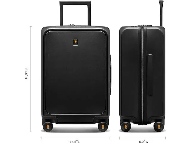 Level8 trolley 57 cm, 35l, zwart - afbeelding 2 van  3