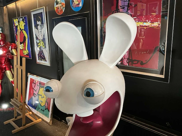 Levensgroot rabbids beeld - afbeelding 7 van  10