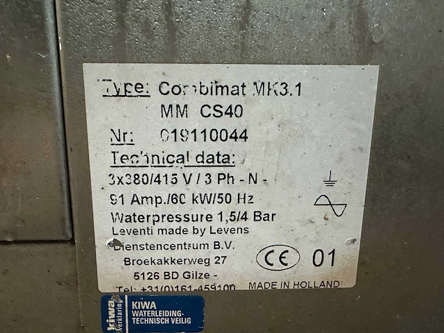 Leventi - combimat mk3.1 mm cs40 - combisteamer - afbeelding 6 van  7