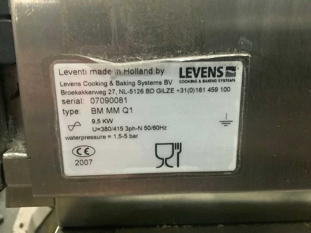 Leventi bakermat - bakkersoven - afbeelding 4 van  12