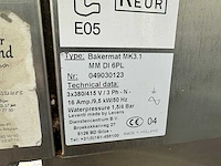 Leventi bakermat duplo mk3 di 6pl bakkerijoven - afbeelding 7 van  8
