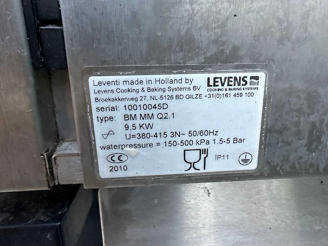 Leventi bakermat q2.1 duplo bakkerijoven - afbeelding 8 van  9