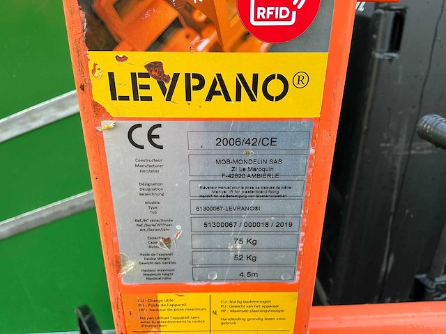 Levpano 51300067 gipsplatenlift - afbeelding 6 van  6