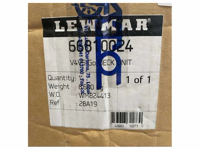 Lewmar v4v5 gypsy stainless steel go deck unit only - 66810024 - afbeelding 7 van  7