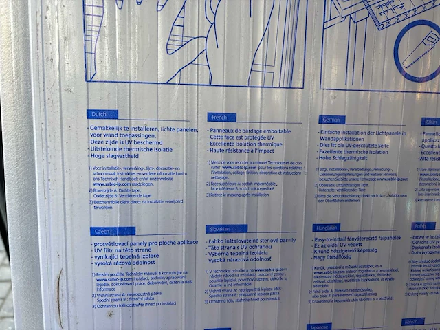 Lexan thermoclick sheet lichtpaneel (5x) - afbeelding 3 van  5