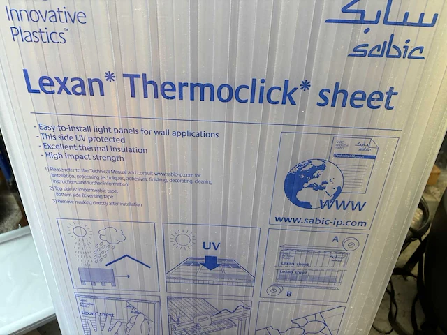 Lexan thermoclick sheet lichtpaneel (6x) - afbeelding 2 van  4