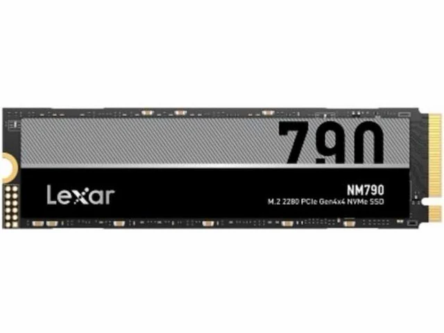 Lexar nm790 - interne ssd - pci express 4.0 x 4 - nvme m.2 - ps5 compatibel - 4 tb - afbeelding 1 van  2