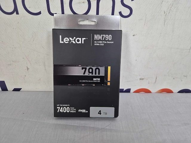 Lexar nm790 - interne ssd - pci express 4.0 x 4 - nvme m.2 - ps5 compatibel - 4 tb - afbeelding 2 van  2